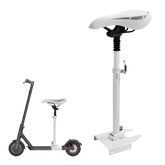 Electric Scooter Adjustable Seat-White